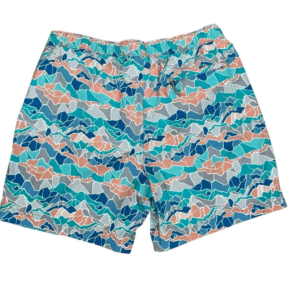 The North Face Class V Meld Mountain Camo Print Flash‎ Dry Shorts Men's Sz Large